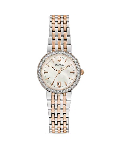Bulova Classics Watch, 26mm In White/multi