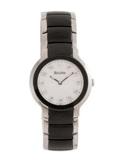 Pre-owned Bulova Core Watch, 28mm In Multicolor