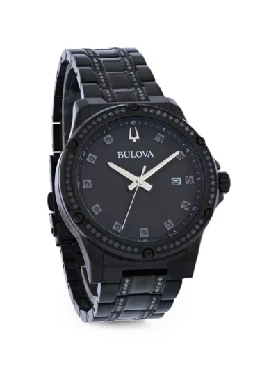 Bulova Crystal 42mm Watch In Orange
