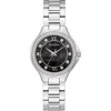 Bulova Crystal Bezel Mother Of Pearl Bracelet Watch, 32mm In Silver