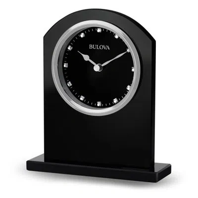 Bulova Crystal Table Clock