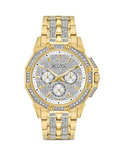 BULOVA CRYSTAL WATCH, 42MM