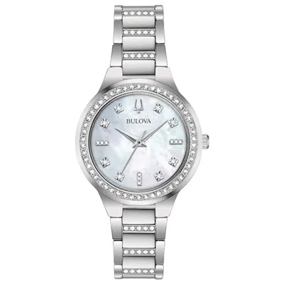 Bulova Crystals Women's Watch In Metallic