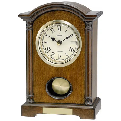 Bulova Dalton 9 1/2" High Westminster Melody  Table Clock