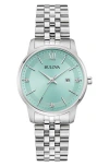 Bulova Diamond Accent Bracelet Watch, 32mm In Silver