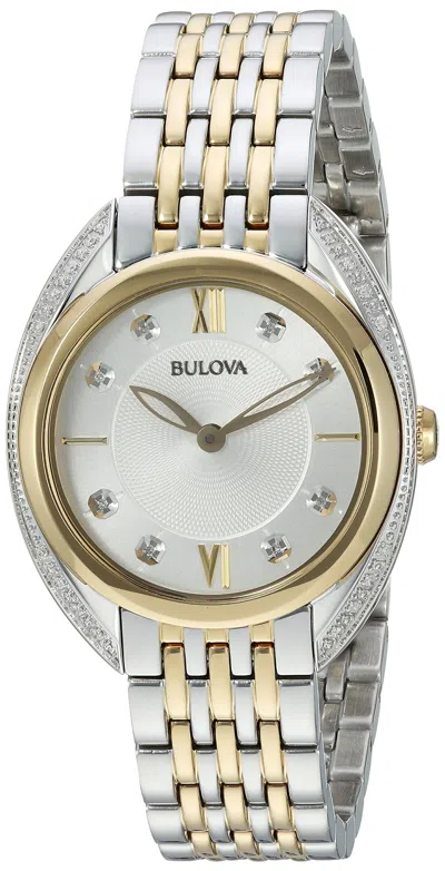 Bulova Diamond Two-tone Ladies Watch