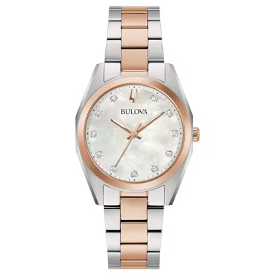 Bulova Donna Watch  Surveyor Lady 98p207 In Multi