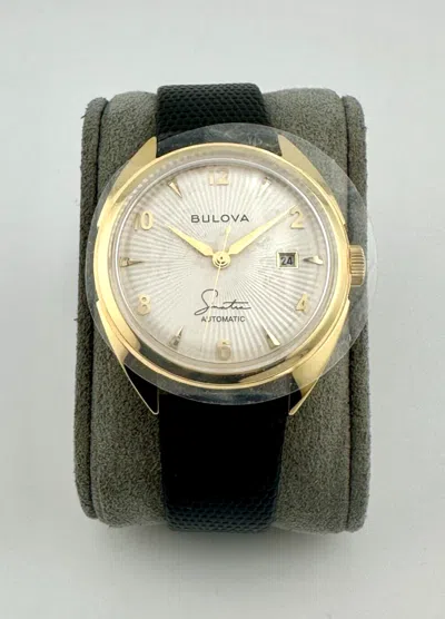 Pre-owned Bulova Frank Sinatra Fly Me To The Moon Watch 97b196 In Box With Tags