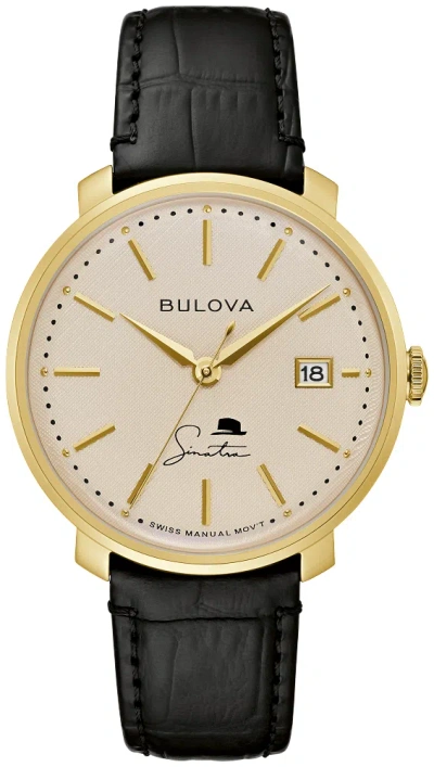 Pre-owned Bulova Frank Sinatra The Best Is Yet To Come Mens Watch 97b195
