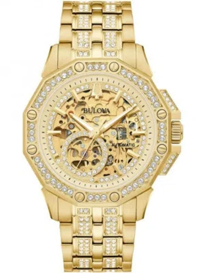 Pre-owned Bulova Gold Mens Analogue Watch Octava 98a292