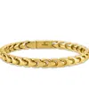 Bulova Gold-tone Stainless Steel Link Bracelet In No Color