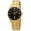 Bulova Gold-tone Stainless Steel Mens Watch In Gold