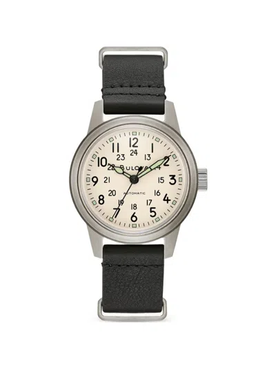 Bulova Hack 38mm Watch In Pattern