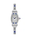 Bulova Heritage Miss America Classic Watch, 18mm X 28mm In Silver/silver