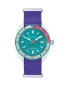 Bulova Men's Snorkel Teal Dial Watch In Blue