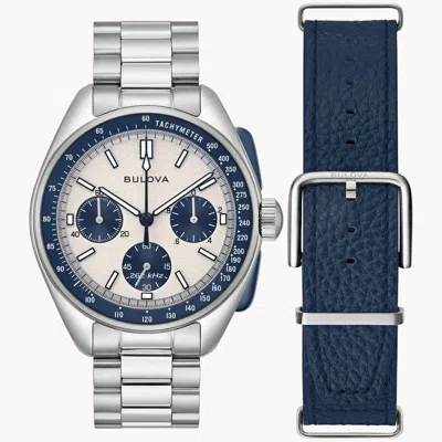 Pre-owned Bulova Lunar Pilot Special Edition Chronograph Men's Watch 98k112