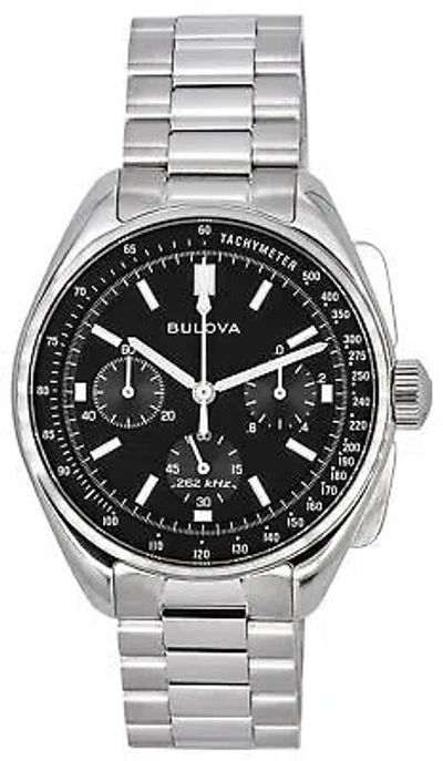 Pre-owned Bulova Lunar Pilot Special Edition Quartz 96k111 Men's Watch With Extra Strap