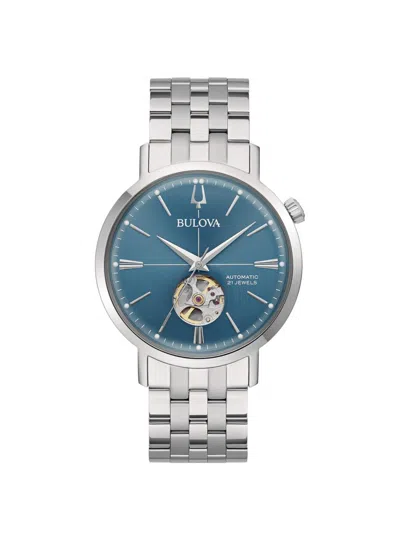 Bulova Man  Aerojet 96a277 In Metallic