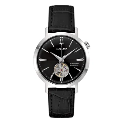 Bulova Man  Aerojet Automatic 38mm 96a317 In Black