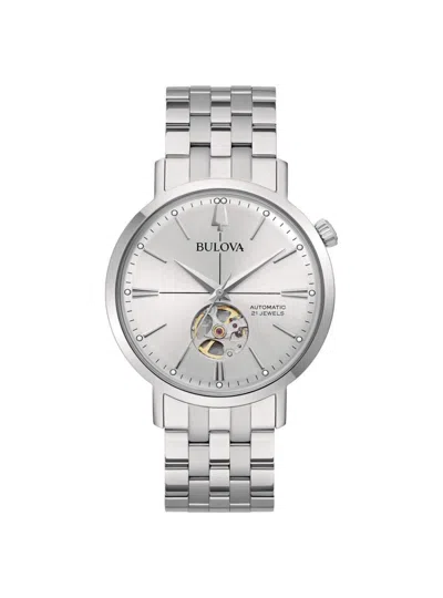 Bulova Man  Clipper 96a276 In Metallic