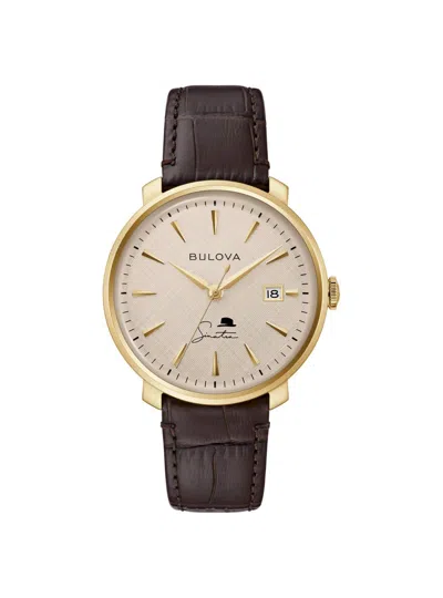 Bulova Man  Frank Sinatra 97b200 In Brown