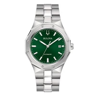 Bulova Man  Octagon Automatic 96b464 In Metallic