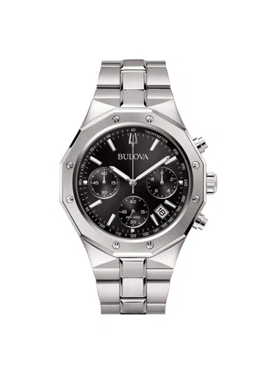 Bulova Man  Octagon Chronograph 96b410 In Neutral