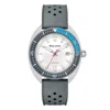 Bulova Men's Snorkel Gray Hnbr Rubber Strap Watch 41mm In Gray