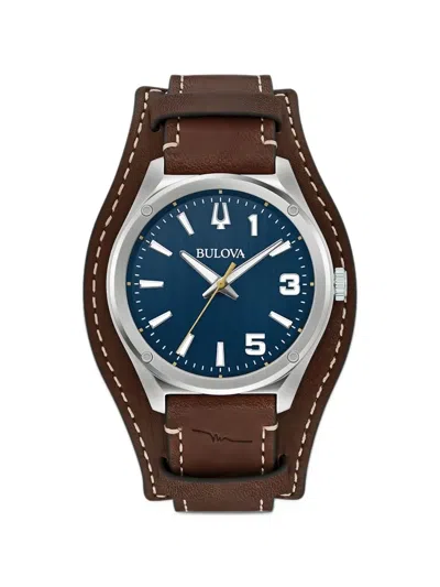 Bulova Marc 41mm Watch In Blue