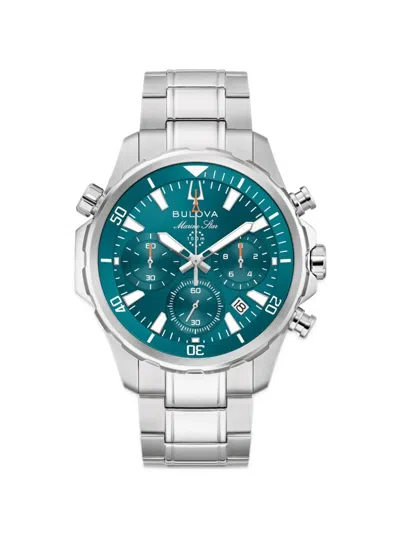 Bulova Marine Star 40mm Watch In Black