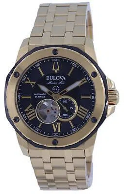 Pre-owned Bulova Marine Star Automatic Diver's 98a273 200m Men's Watch