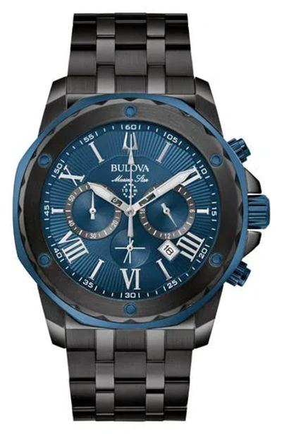 Bulova Marine Star Chronograph Bracelet Watch, 44mm