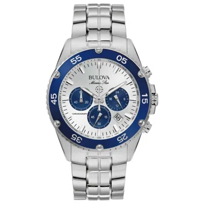 Bulova Marine Star Men's Watch In Silver