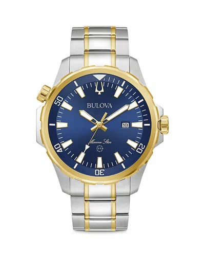 BULOVA MARINE STAR WATCH, 43MM
