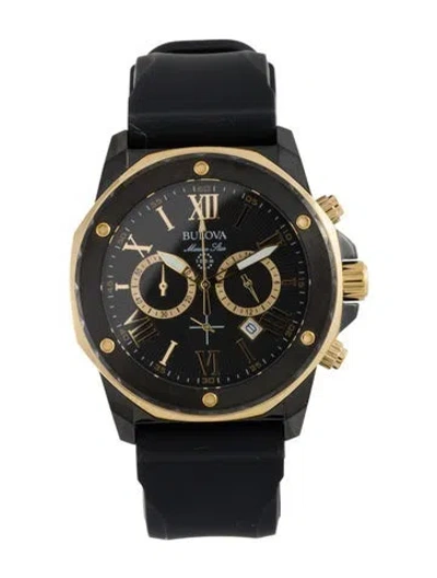 Pre-owned Bulova Marine Star Watch In Multi