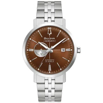 Pre-owned Bulova Men's Aerojet Brown Dial Watch - 96b375