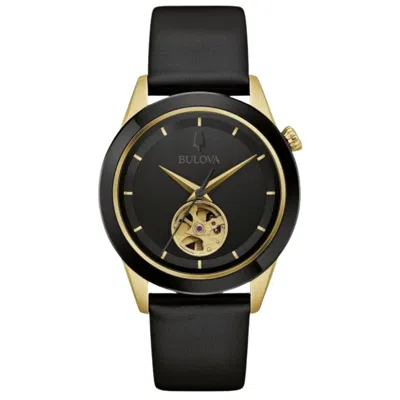 Bulova Men's Apollo Black Dial Watch