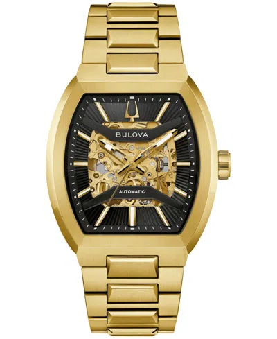 Bulova Maquina Automatic Watch, 40mm X 40mm In Gold