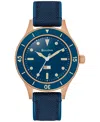 Bulova 150th Anniversary Men's Automatic Mil-ships Blue Nylon Strap Watch 41mm In Blue