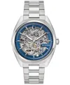 Bulova Men's Automatic Surveyor Stainless Steel Bracelet Watch 41mm In No Color