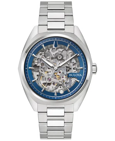 BULOVA MEN'S AUTOMATIC SURVEYOR STAINLESS STEEL BRACELET WATCH 41MM