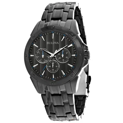 Bulova Men's Black Dial Watch