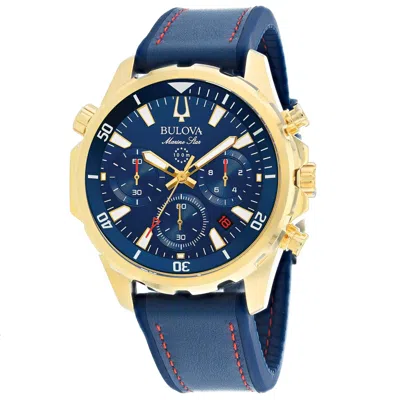 BULOVA MEN'S BLUE DIAL WATCH