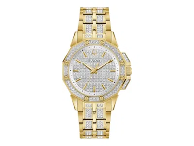 Pre-owned Bulova Men's  Archive Series 98l302 Watch In Stainless Steel In Silver