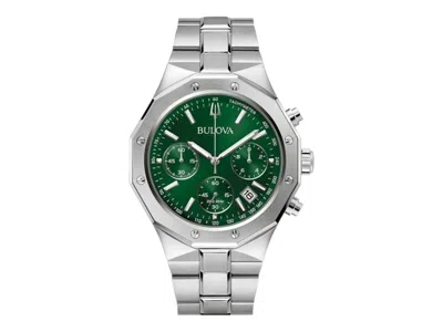 Pre-owned Bulova Men's  Classic Automatic 96b409 Watch In Stainless Steel In Silver