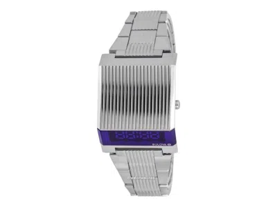 Pre-owned Bulova Men's  Computron 96c139 Watch In Stainless Steel In Silver