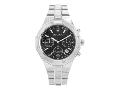 Pre-owned Bulova Men's  Precisionist 96b410 Watch In Stainless Steel In Silver