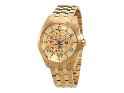 Pre-owned Bulova Men's  Sutton 97a162 Watch In Stainless Steel In Silver