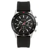 Bulova Men's Chronograph Black Dial Watch In Black