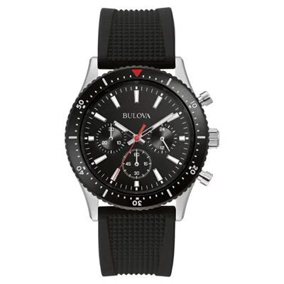 Bulova Men's Chronograph Black Dial Watch